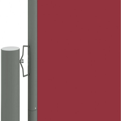 Sammenrullelig sidemarkise 180 × 600 cm - rød