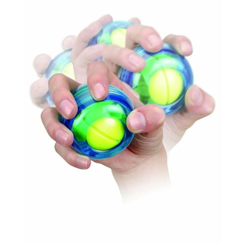 Atipick gyroskop træningsbold FIT20069 - Ø 7 cm, limegrøn