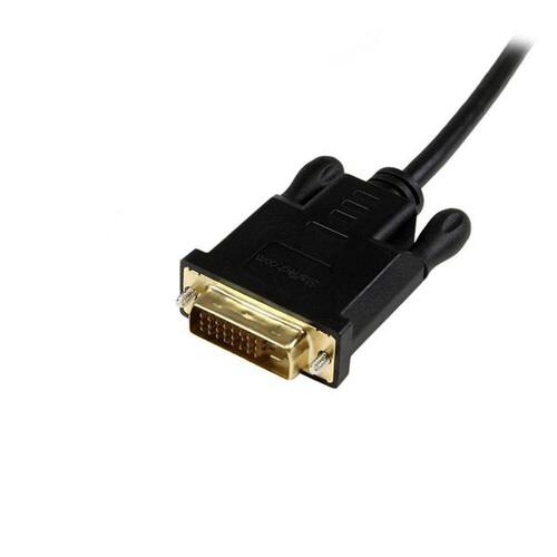 DisplayPort til DVI-mellemstik Startech MDP2DVIMM3BS Sort