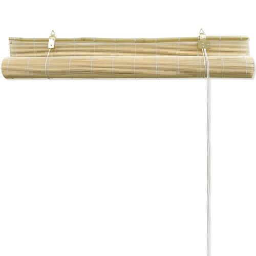 Rullegardin 80x160 cm naturlig bambus