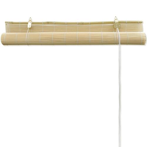 Rullegardin 120x160 cm naturlig bambus