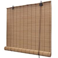 Rullegardiner 120x220 cm bambus brun