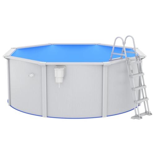 Swimmingpool med poolstige 360x120 cm