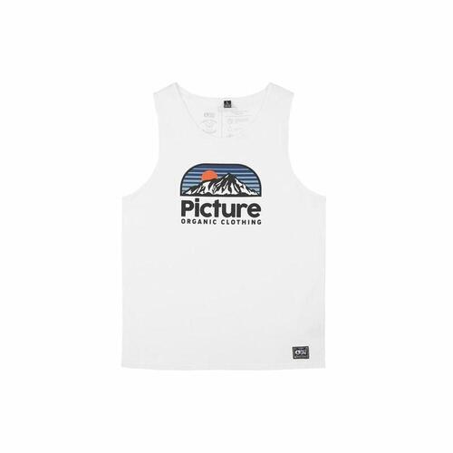 Picture Authentic Tank B - herre top uden ærmer, hvid (S)