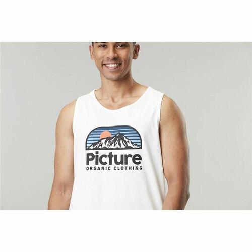 Picture Authentic Tank B - herre top uden ærmer, hvid (S)