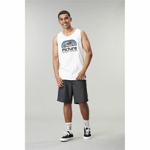 Picture Authentic Tank B - herre top uden ærmer, hvid (S)