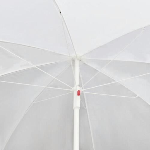 Haveseng med parasol polyrattan sort