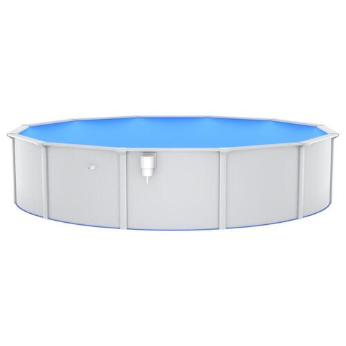 Swimmingpool med sandfilterpumpe 550x120 cm