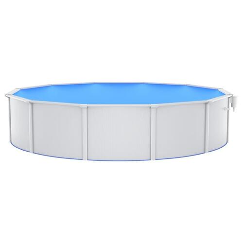 Swimmingpool med sandfilterpumpe 550x120 cm