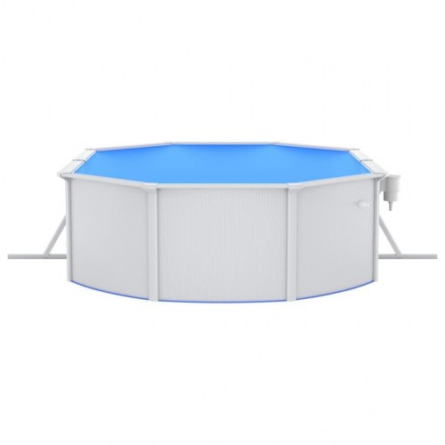 Swimmingpool med sandfilterpumpe 490x360x120 cm