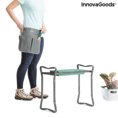 3-i-1 Sammenklappelig Garden Seat med taske til Værktøj Situl InnovaGoods