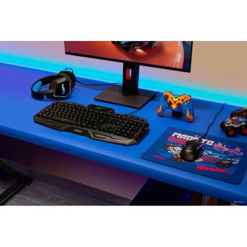 Spillekonsol Krom KEY EDICION HOTWHEELS Blå Sort