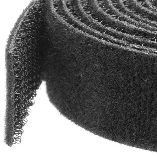 Startech kabelbindere i velcro, sort - 19 mm (1 stk.)