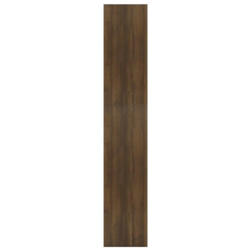 Bogreol/rumdeler 60x30x103 cm konstrueret træ brun egetræ