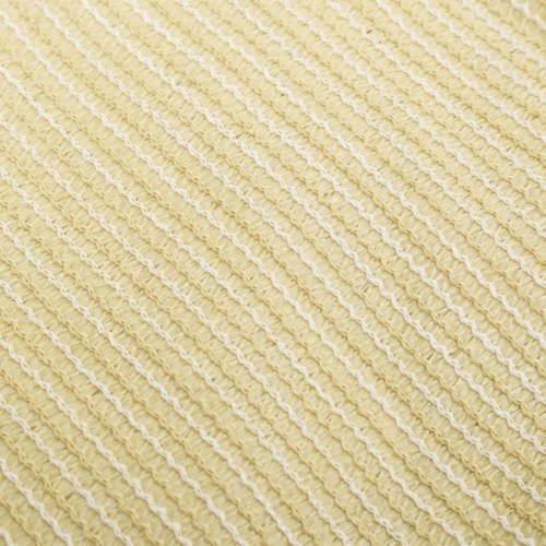 Solsejl trekant 4×4×5,8 m - HDPE 160 g/m², beige