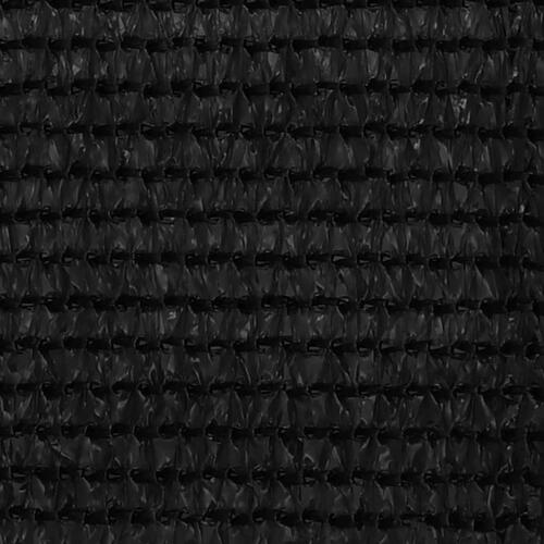 Udendørs rullegardin 140x230 cm sort