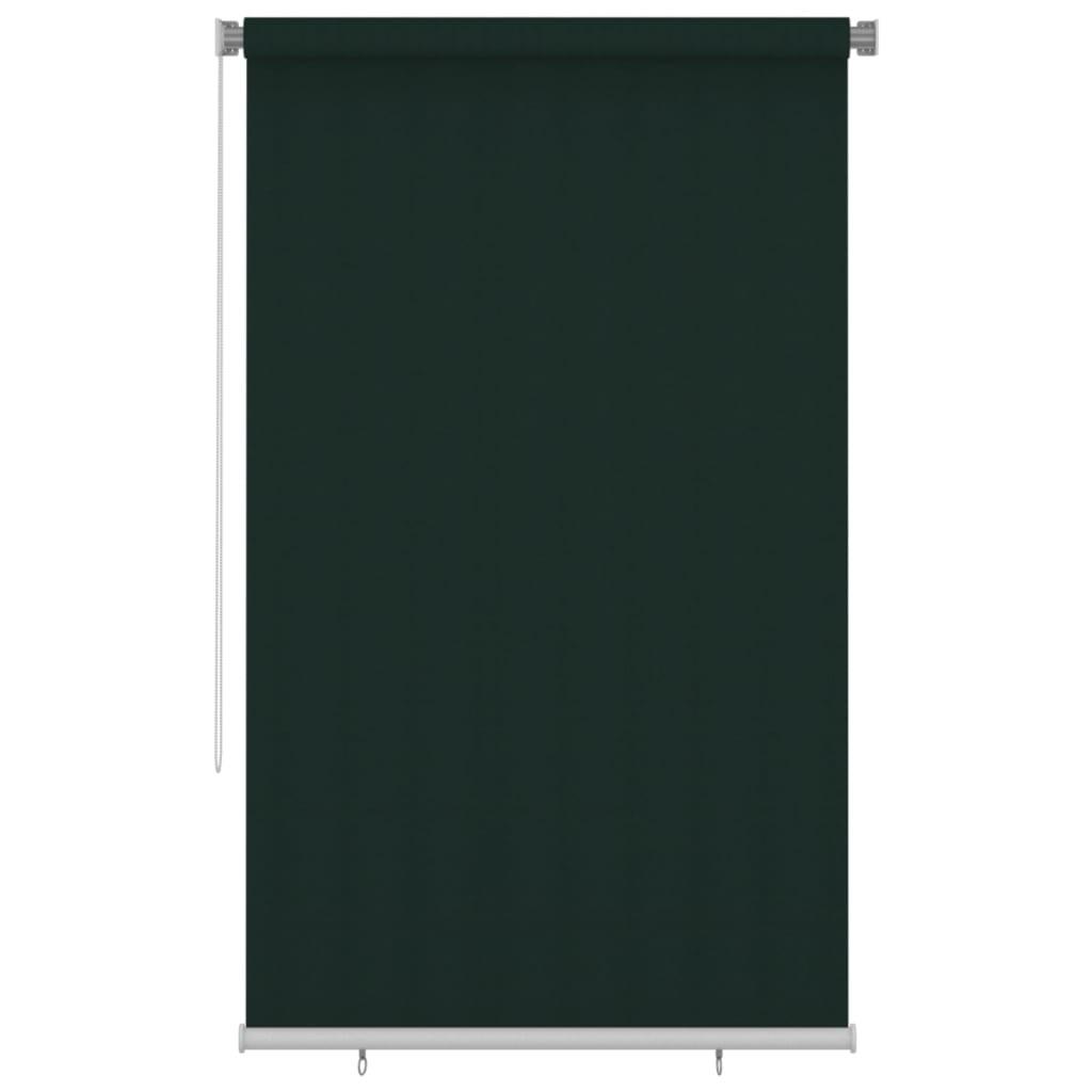 Udendørs rullegardin 140x230 cm HDPE mørkegrøn