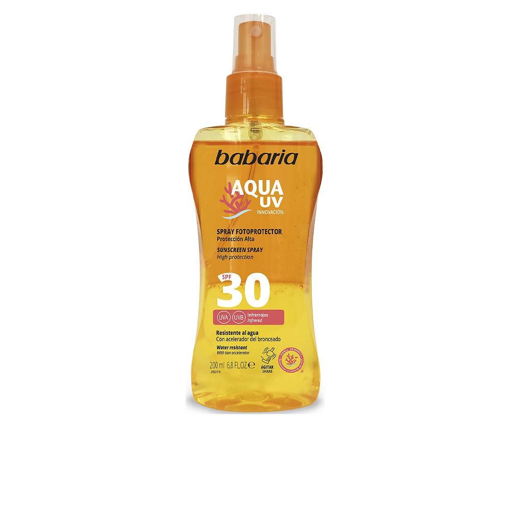 Solcreme spray SPF 30 - Babaria Solar Aqua UV, 200 ml