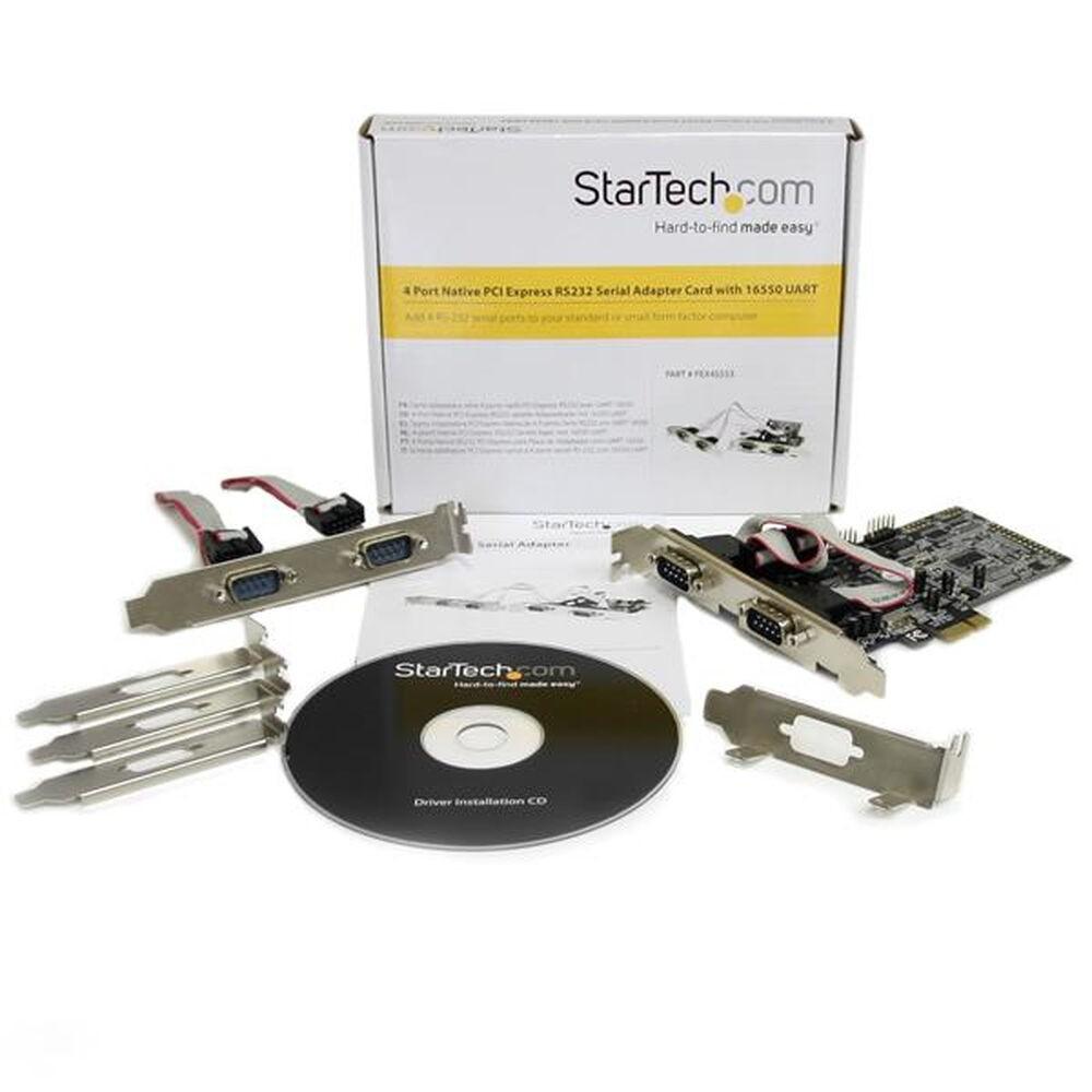 Pci Kort Startech Pex4s553 4 Porte
