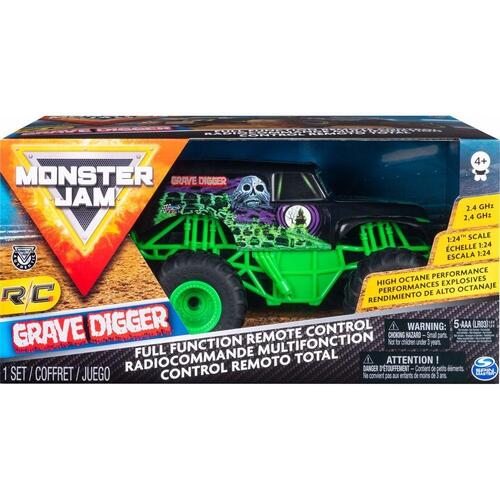 Fjernbetjent Bil Spin Master Monster Jam Grave Digger 2,4 GHz
