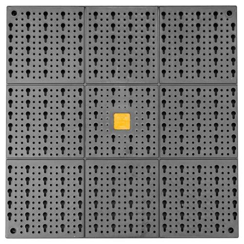 Værktøjstavle 500x1000 mm 50 kroge PP