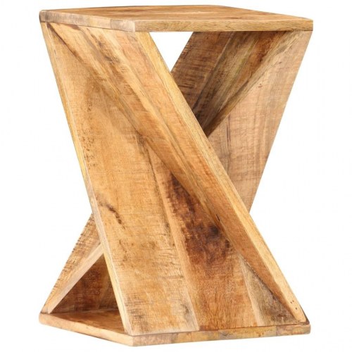Sidebord i massivt mangotræ 35 x 35 x 55 cm