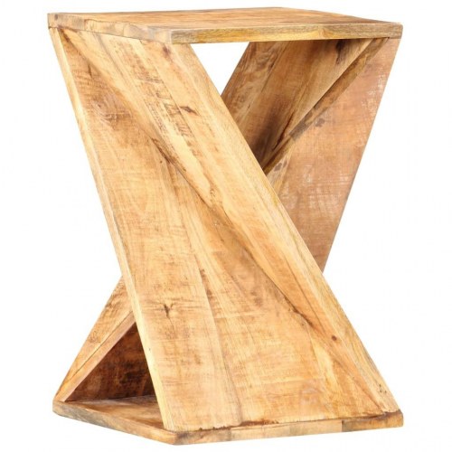 Sidebord i massivt mangotræ 35 x 35 x 55 cm