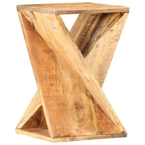 Sidebord i massivt mangotræ 35 x 35 x 55 cm