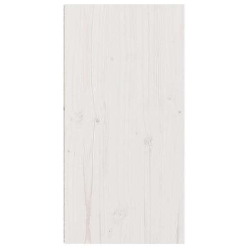 Vægskab 30x30x60 cm massivt fyrretræ hvid