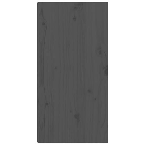 Vægskab 30x30x60 cm massivt fyrretræ grå