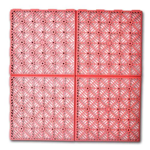 Havefliser 24 stk. 29x29 cm plast