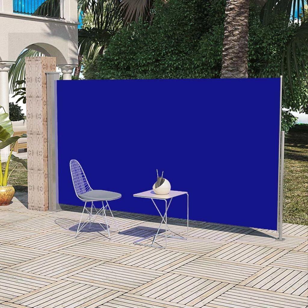 Sidemarkise til terrasse 160x300 cm blå