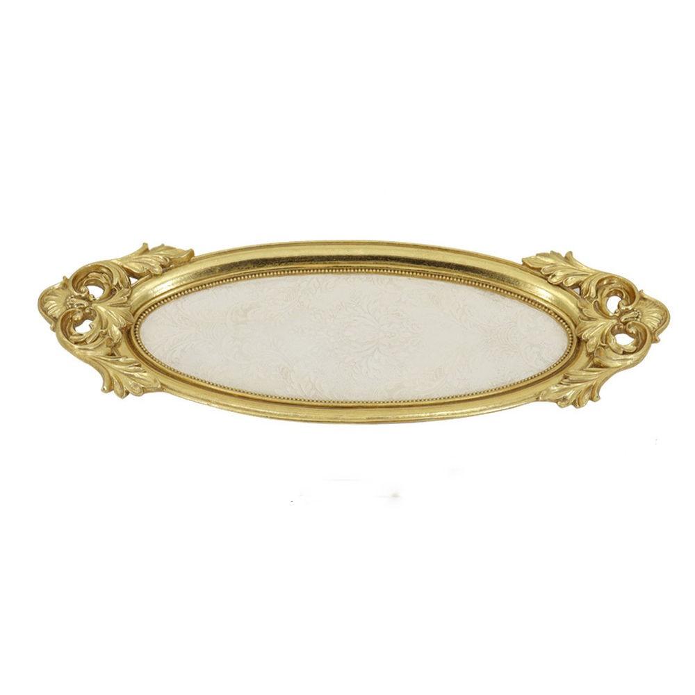 Bakke Spejl Gylden Harpiks (38.5 x 13.6 x 3.5 cm)