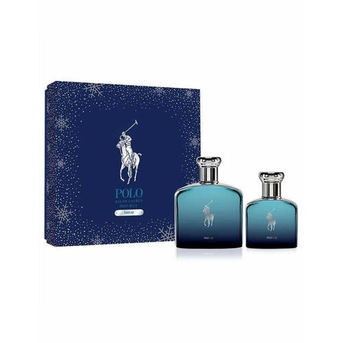 Parfume sæt til mænd Ralph Lauren Polo Deep Blue (2 stk)