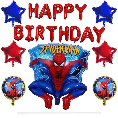 Balloner til dekoration Spiderman (OUTLET A)
