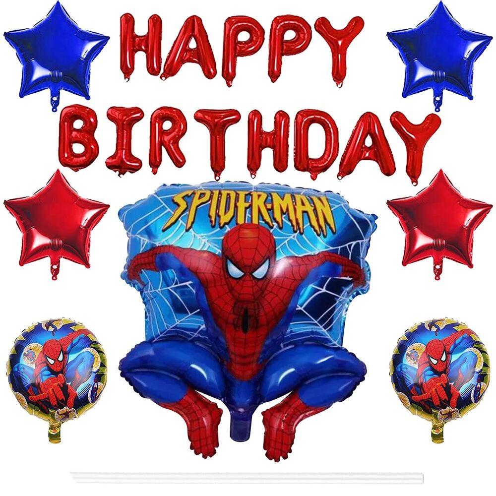 Balloner til dekoration Spiderman (OUTLET A)