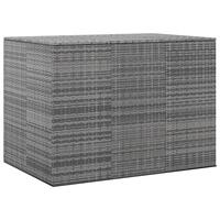 Hyndeboks 145x100x103 cm polyrattan grå