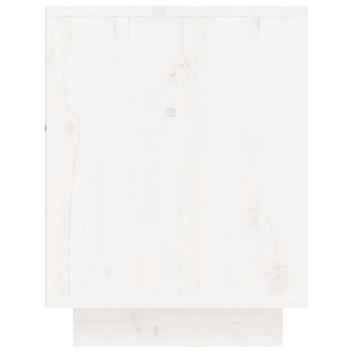 Skoreol 60x34x45 cm massivt fyrretræ hvid