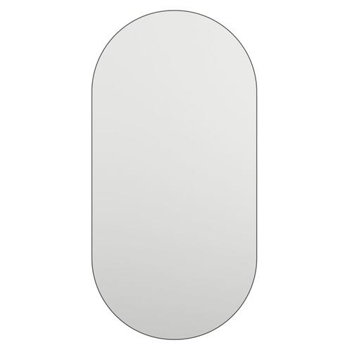 Spejl med LED-lamper 40x20 cm oval glas