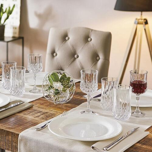 Krystalglas Cristal d’Arques Paris Longchamp Gennemsigtig Glas (36 cl) (Pack 6x)