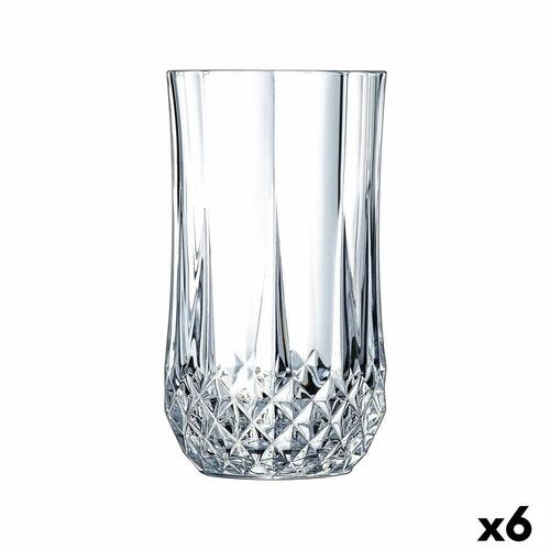 Krystalglas Cristal d’Arques Paris Longchamp Gennemsigtig Glas (36 cl) (Pack 6x)