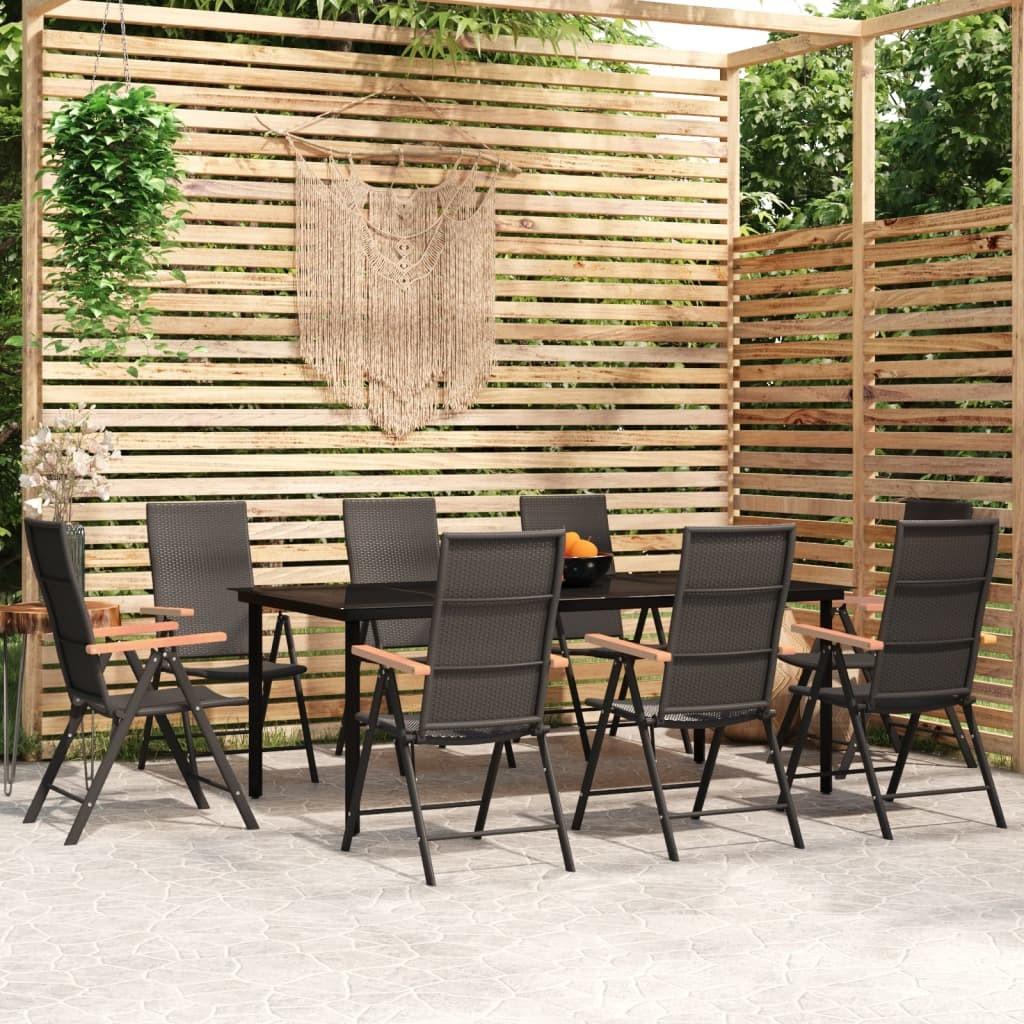 Spisebordssæt til Haven - 200 cm bordlængde / 8