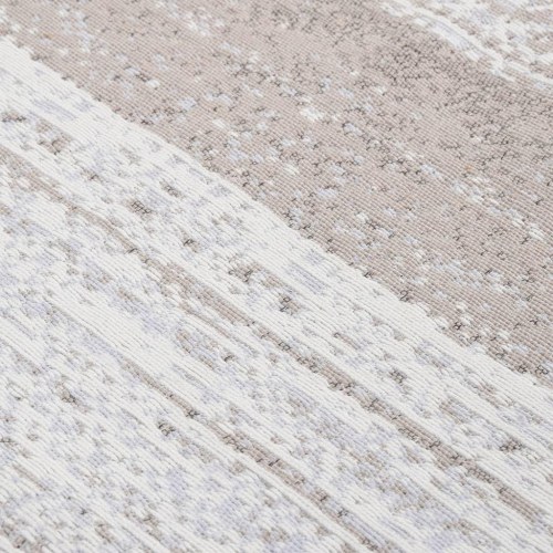 Gulvtæppe 120x180 cm bomuld beige