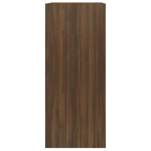 Bogreol/rumdeler 40x30x72 cm brun egetræ
