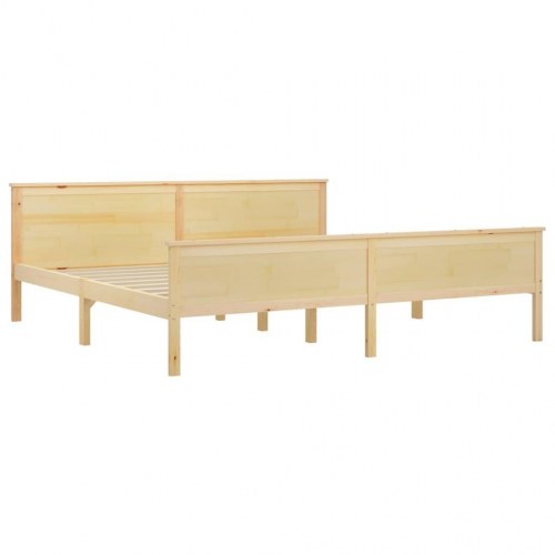 Sengeramme 200x200 cm i massivt fyrretræ - dobbeltseng