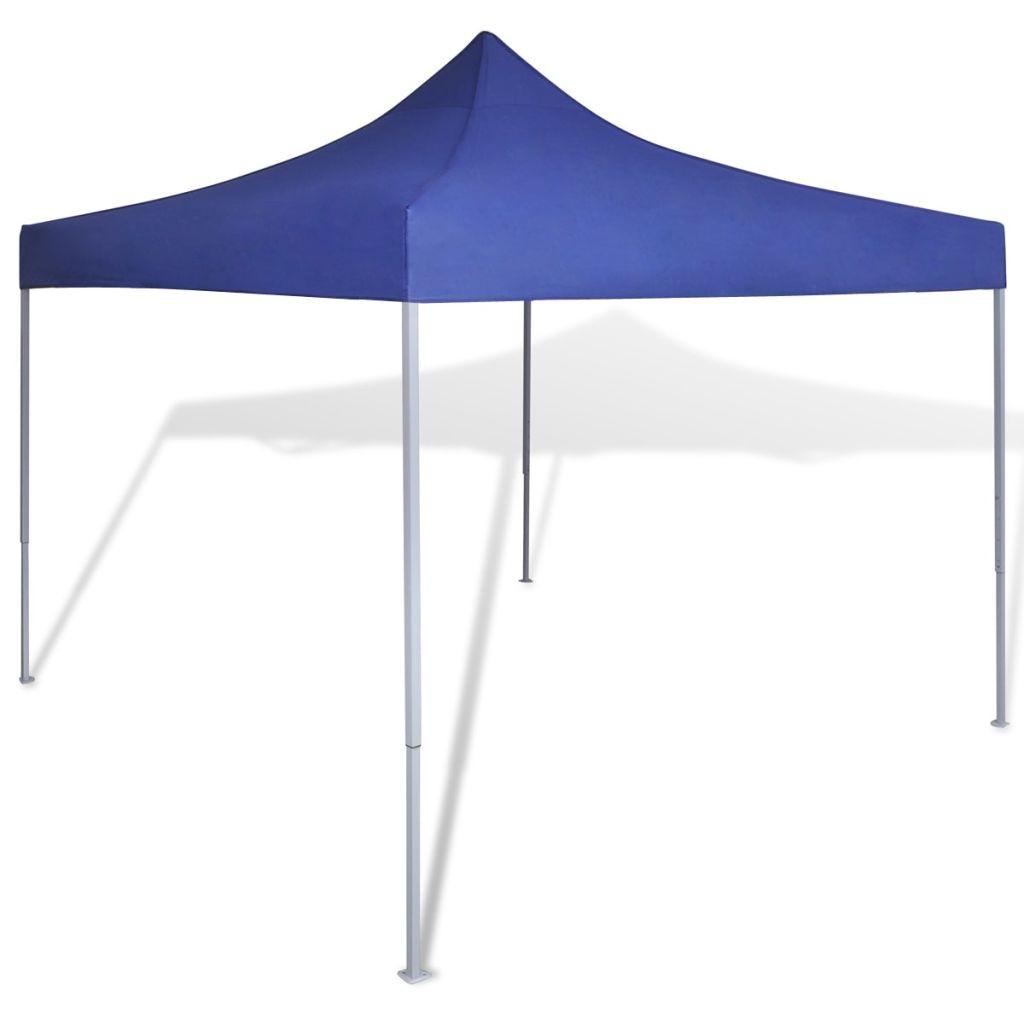 Foldbart telt blå 3 x 3 m