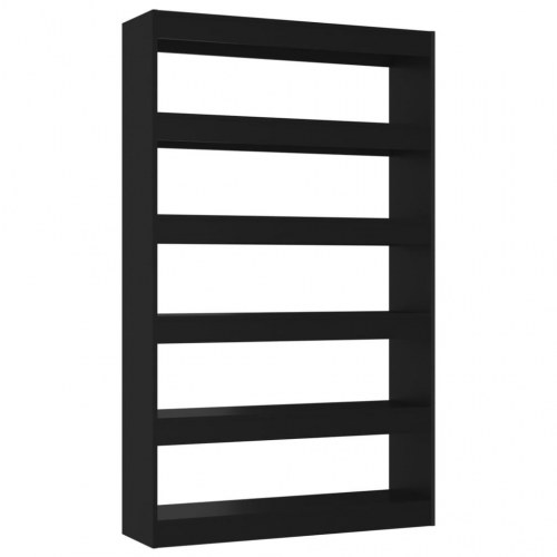 Bogreol/rumdeler 100x30x166 cm sort