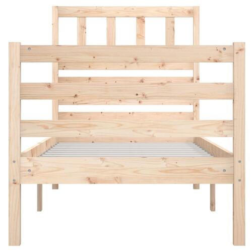 Sengeramme 90x190 cm Single massivt træ