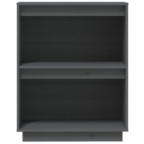 Konsolskab 60×34×75 cm - massivt fyrretræ, grå