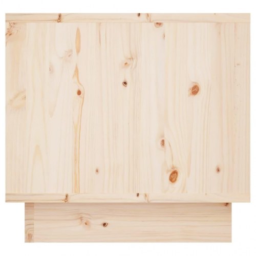 Sengebord 35x34x32 cm massivt fyrretræ